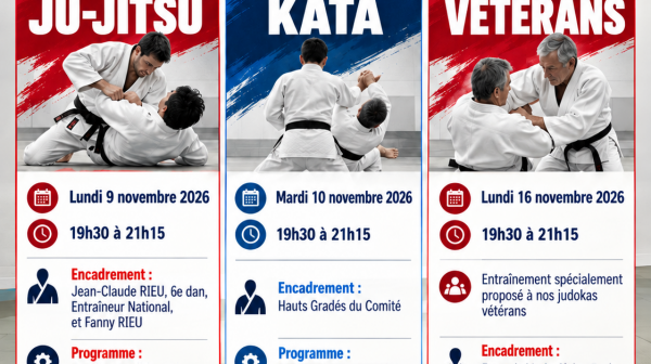3 STAGES EN NOVEMBRE AU COMITE DU RHONE